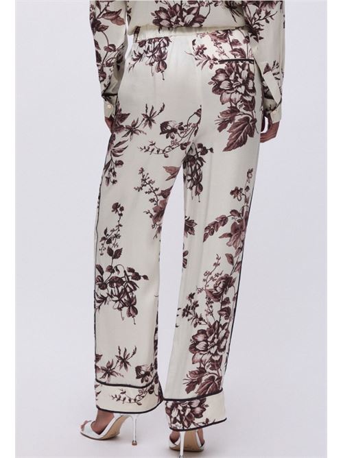 Pantaloni in raso stampato Liu Jo | CA6254TS061.P9654